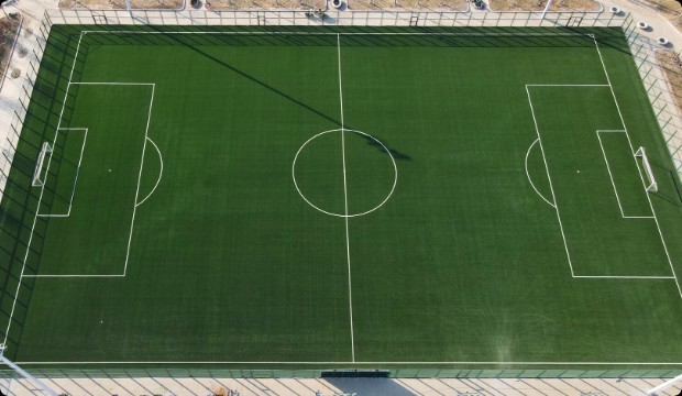 Certified athletic facility turf installation